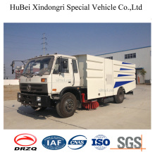 7cbm Dongfeng Euro4 Garbage Suction Road Sweeper Truck